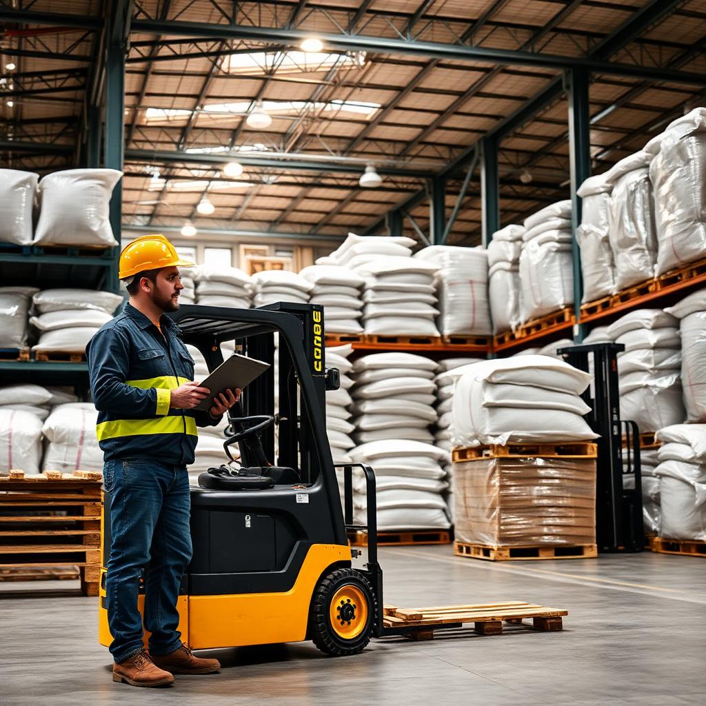 Consolidación de carga en bodega de exportación