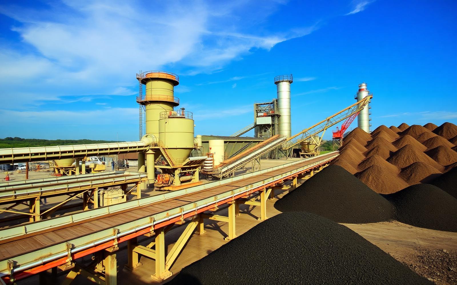 Planta de beneficio de minerales en Colombia